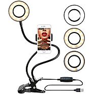 DAHAI Ring Light with Sturdy Stand for Live Stream
