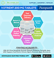 Votrient 200 mg Price – Pazopanib 200 mg Tablet Online Supplier & Exporter