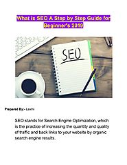What is Search Engine Optimization a Step by Step Guide for Beginner'…