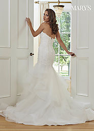 Bridal Wedding Dresses | Style - MB3046 in Ivory or White Color