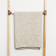 Heavy Linen Bath Towels