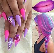 Cute Purple nails