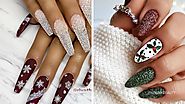 30 Sparkle Christmas nails designs - Inspired Beauty