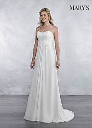Bridal Wedding Dresses | Style - MB1027 in Ivory or White Color