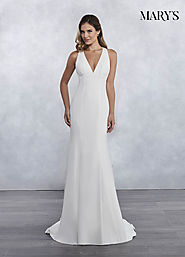 Bridal Wedding Dresses | Style - MB1026 in Ivory or White Color