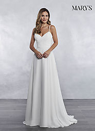 Bridal Wedding Dresses | Style - MB1034 in Ivory or White Color