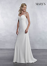 Bridal Wedding Dresses | Style - MB1033 in Ivory or White Color