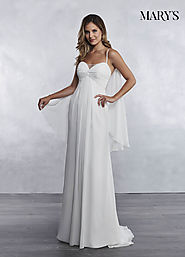 Bridal Wedding Dresses | Style - MB1032 in Ivory or White Color