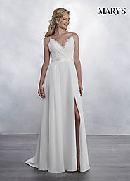 Bridal Wedding Dresses | Style - MB1025 in Ivory or White Color