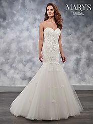 Bridal Wedding Dresses | Style - MB3041 in Ivory or White Color