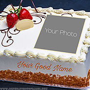Birthday Cake With Name And Photo Editor Online Free