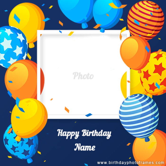 Birthday Cake With Name And Photo Edit | A Listly List