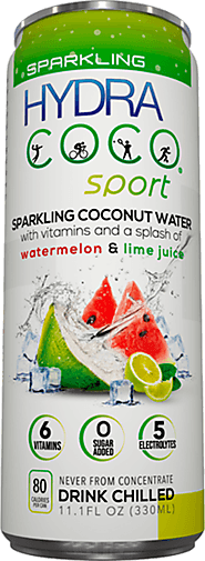 Sparkling Coconut Water - Hydra Coco Sports and Energy Drinks