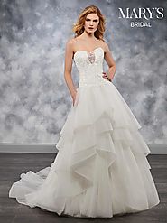 Bridal Wedding Dresses | Style - MB3034 in Ivory or White Color