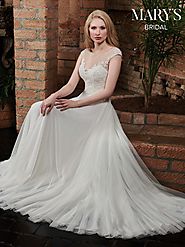 Bridal Wedding Dresses | Style - MB1022 in Ivory or White Color