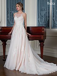 Bridal Wedding Dresses | Style - MB3005 in Ivory/Blush, Ivory, or White Color