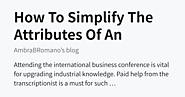 What are the ways the Attributes Of An International Business?