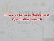 Difference between qualitative and quantitative research