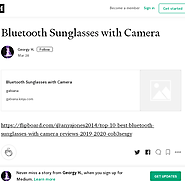 weblinks · Bluetooth Sunglasses · Posts