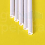 Buy White Paper Straws | Biodegradable Straws | Go Pepara
