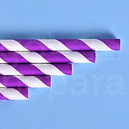 Shop for Coloured Paper Straws at Go Pepara | Bulk Straws
