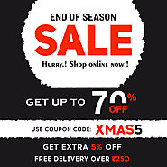 End of Season Sale UP TO 80% + FLAT 5% OFF | Huge Discounts & Fashion Offers