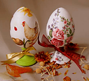 How to Paint Easter Eggs in Decoupage Style (With Photos)