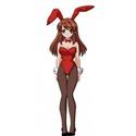 Haruhi Suzumiya Asahina Mikuru Bunny Suit Cosplay Costume -- CosplayDeal.com