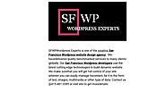 ‘SFWP Experts | A San Francisco Wordpress Website Design Agency’ by Sylvie Miller | Readymag