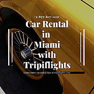 Rental Car at Miami International Airport | Cheap Car Rental at (MIA)