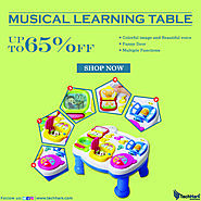 Techhark Musical Learning Table Baby Toy for Toddlers