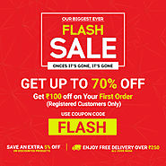 Up to 70% Off | Online Shopping Flash Sale