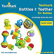 Techhark Rattles and Teether for Babies