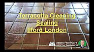 Terracotta Cleaning Sealing Ilford London - Abbey Floor Care