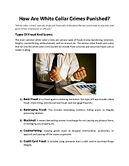 How Are White Collar Crimes Punished? | edocr