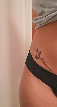 Rose Belly Skin Tatttoo