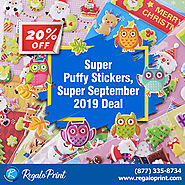 Super Puffy Sticker, Super September 2019 Deal | RegaloPrint