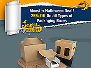 Halloween Deal! 25% Off on All Types of Packaging Boxes