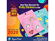 25% New Year Discount Is Out On Puffy Stickers - RegaloPrint