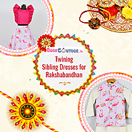 Cute Brother Sister Matching Traditional Dresses for Rakshabandhan