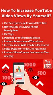 How To Increase YouTube Video Views By Yourself?