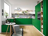 Color Splash: Green Kitchen Cabinets to Refresh your Home in Summer | Renovaten