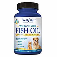 Healthy Way Omega 3 Wild Caught Fish Oil for Dogs & Cats