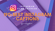 190+ Best Instagram Captions for Your Cool Pictures | Selfie Captions