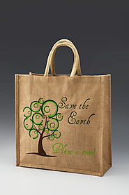 Save Earth Jute Promotional Bags