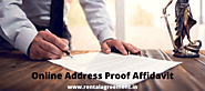 Address Proof Affidavit