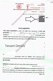 Rent Agreement Sample - Rental Agreement