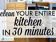 How to Clean Your Kitchen in 30 Minutes-Menage Total