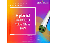 Get Beautiful Transparent Hybrid 4ft LED Tube 18W For Your Home & Office