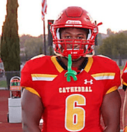 Cathedral Catholic HS Devin Dye 6-1, 215